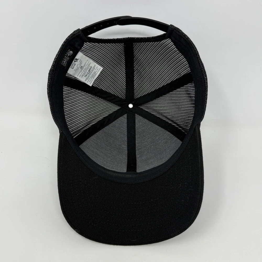 Mountain Hardwear Black Trucker Hat Mesh Back Logo Snapback OU9823 OSFM Unisex